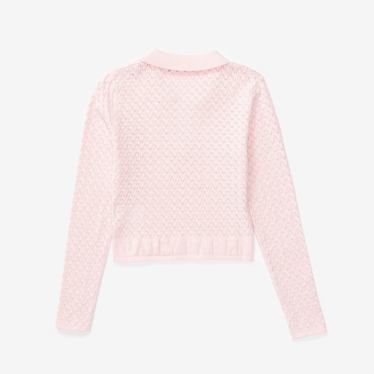 Wmns Ada Knit Long Sleeve Polo | 2411032