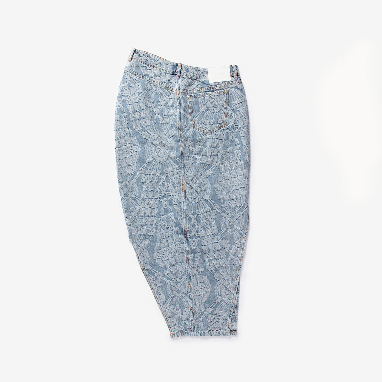 Wmns Settle Macrame Denim Skirt | 2411120