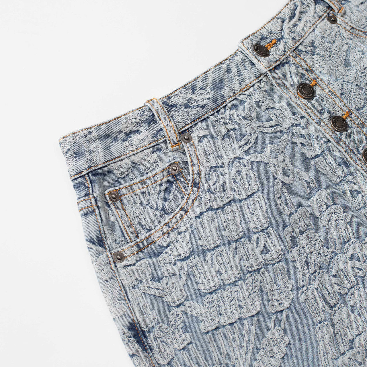 Wmns Settle Macrame Denim Skirt | 2411120