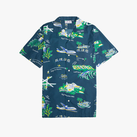Souvenir Aloha Shirt | BEPFW21TP03-NVY