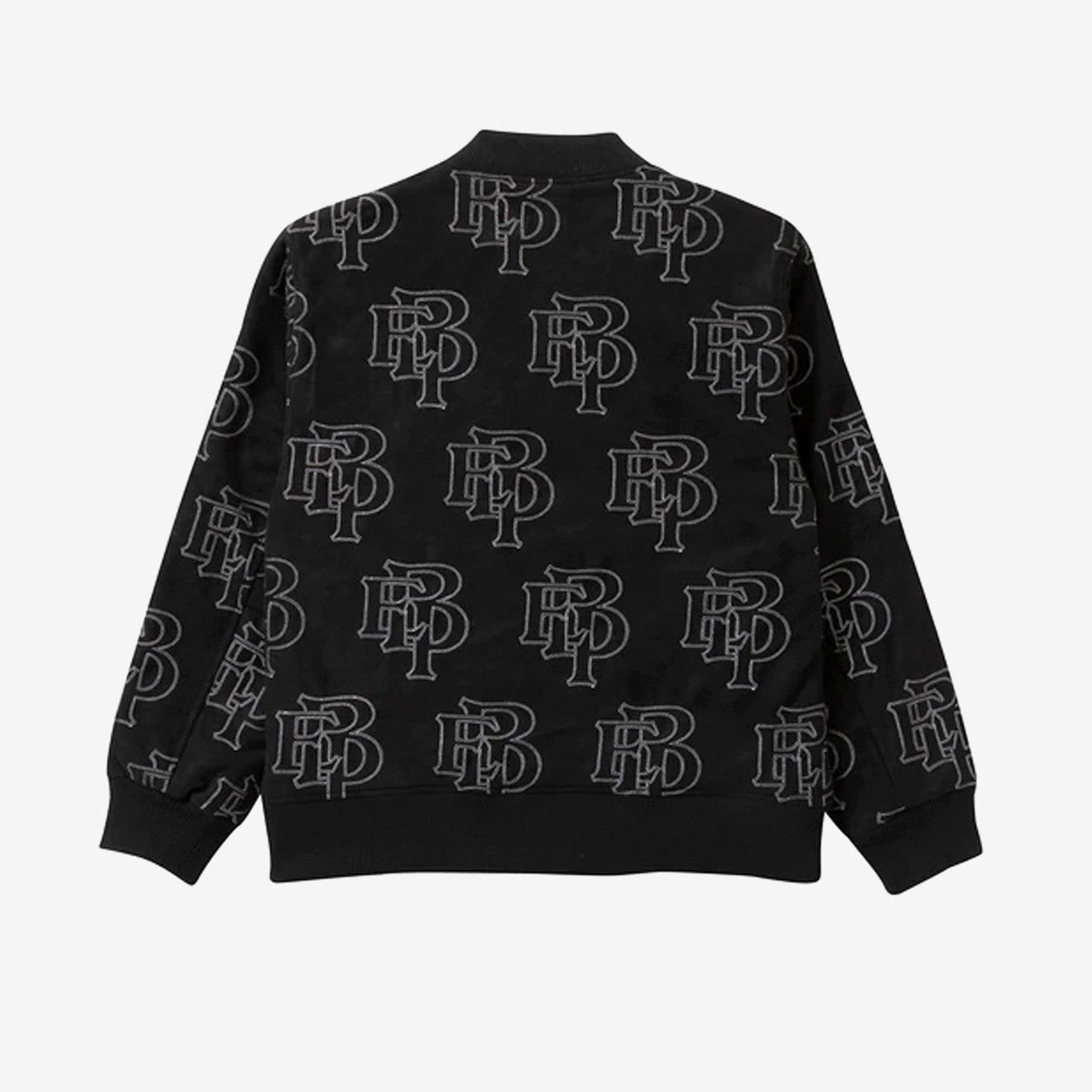 Pattern Embroidered Fake Suede Blouson | BEPSS22OT01-BLK