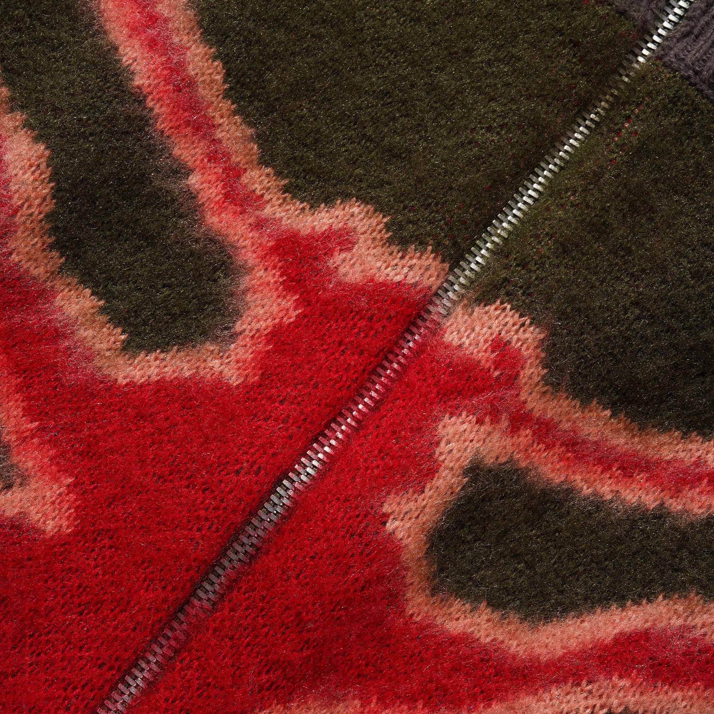 Beetle Zip-Thru Knit Sweater