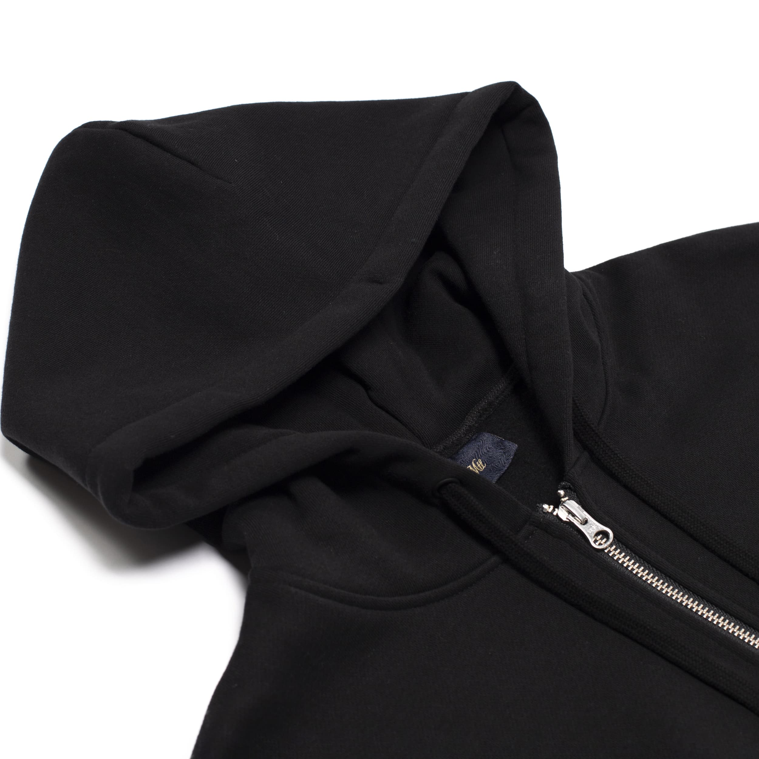 Cursive Zip-Hoodie