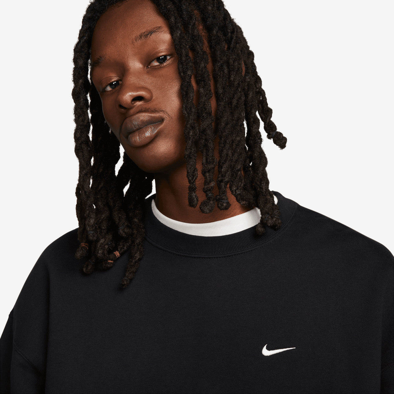 Solo Swoosh Fleece Crew | DX1361-010