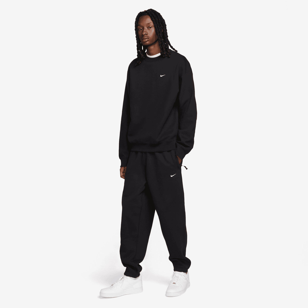 Solo Swoosh Fleece Crew | DX1361-010