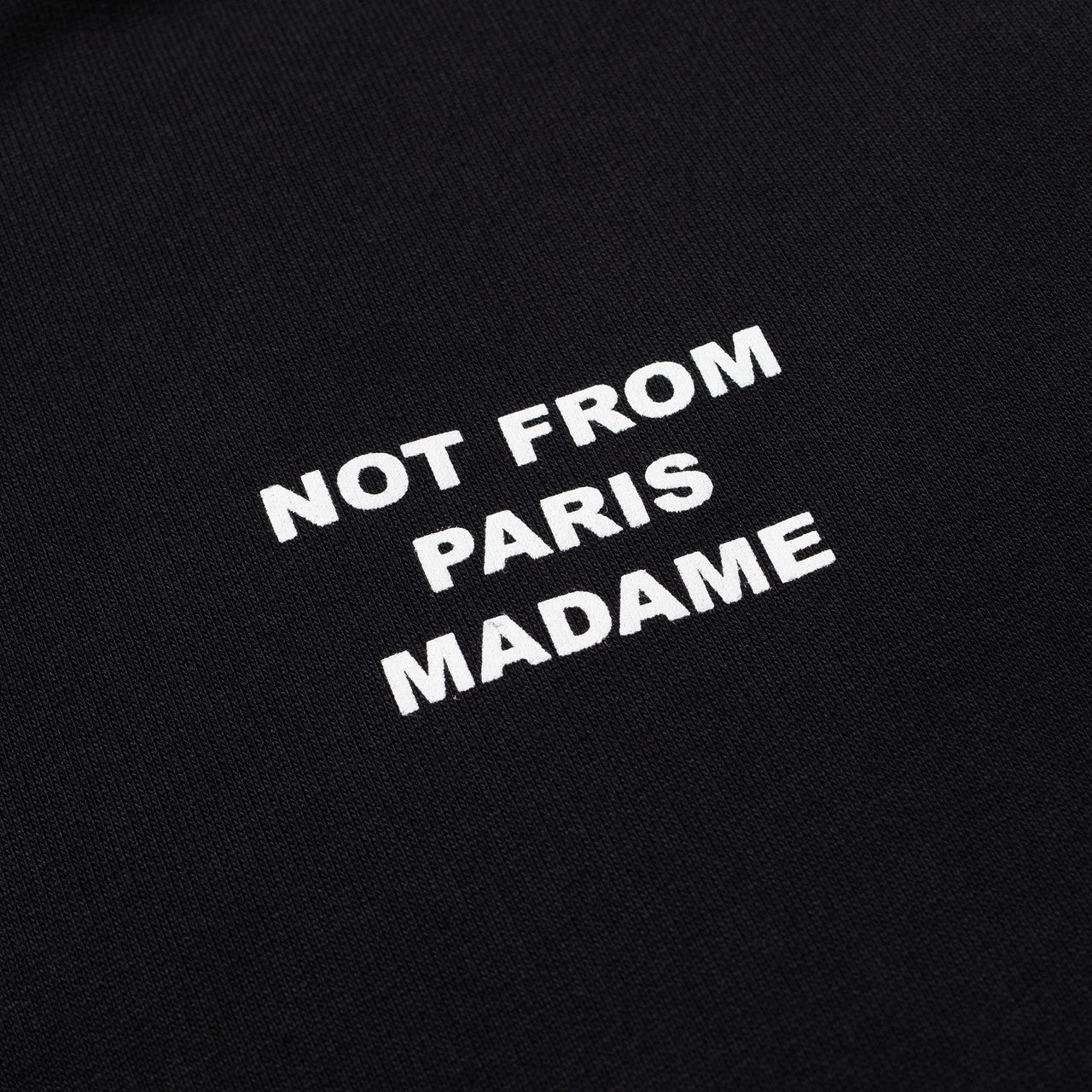 Le Hoodie Slogan  | HO162-CO127-BL