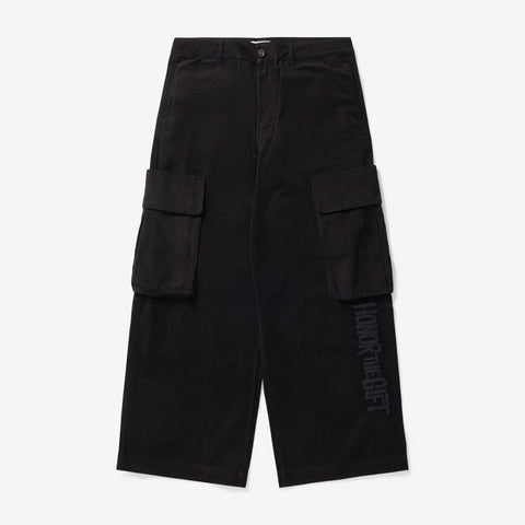 Wide Leg Cargo | HTG240118-BLK