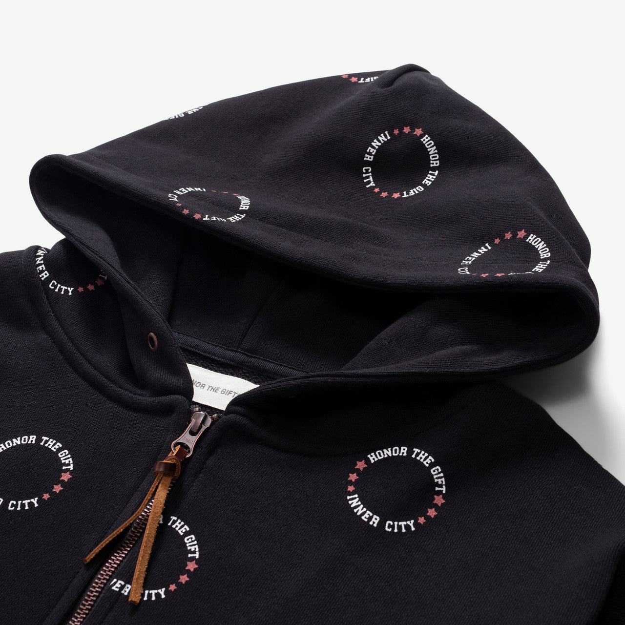 Htg Zip Up Hoodie | HTG240155-BLK