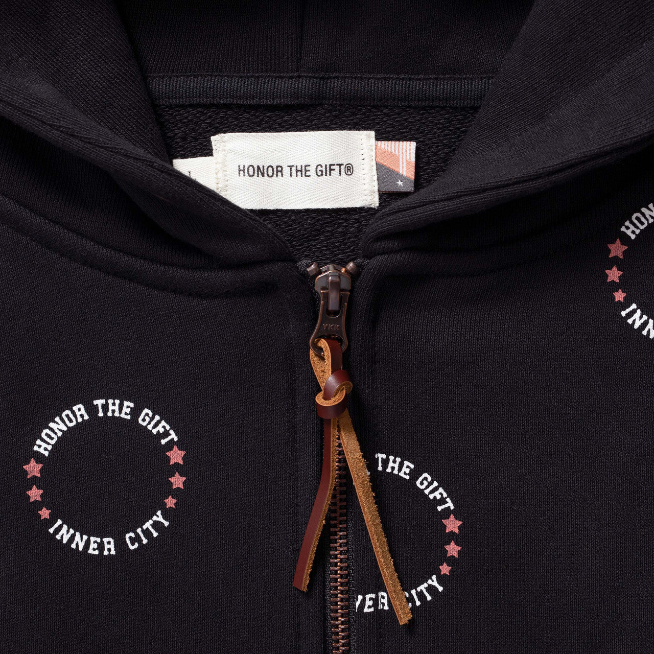 Htg Zip Up Hoodie | HTG240155-BLK