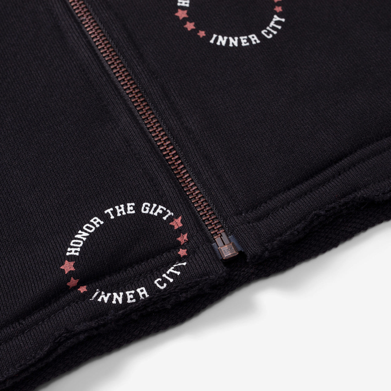 Htg Zip Up Hoodie | HTG240155-BLK