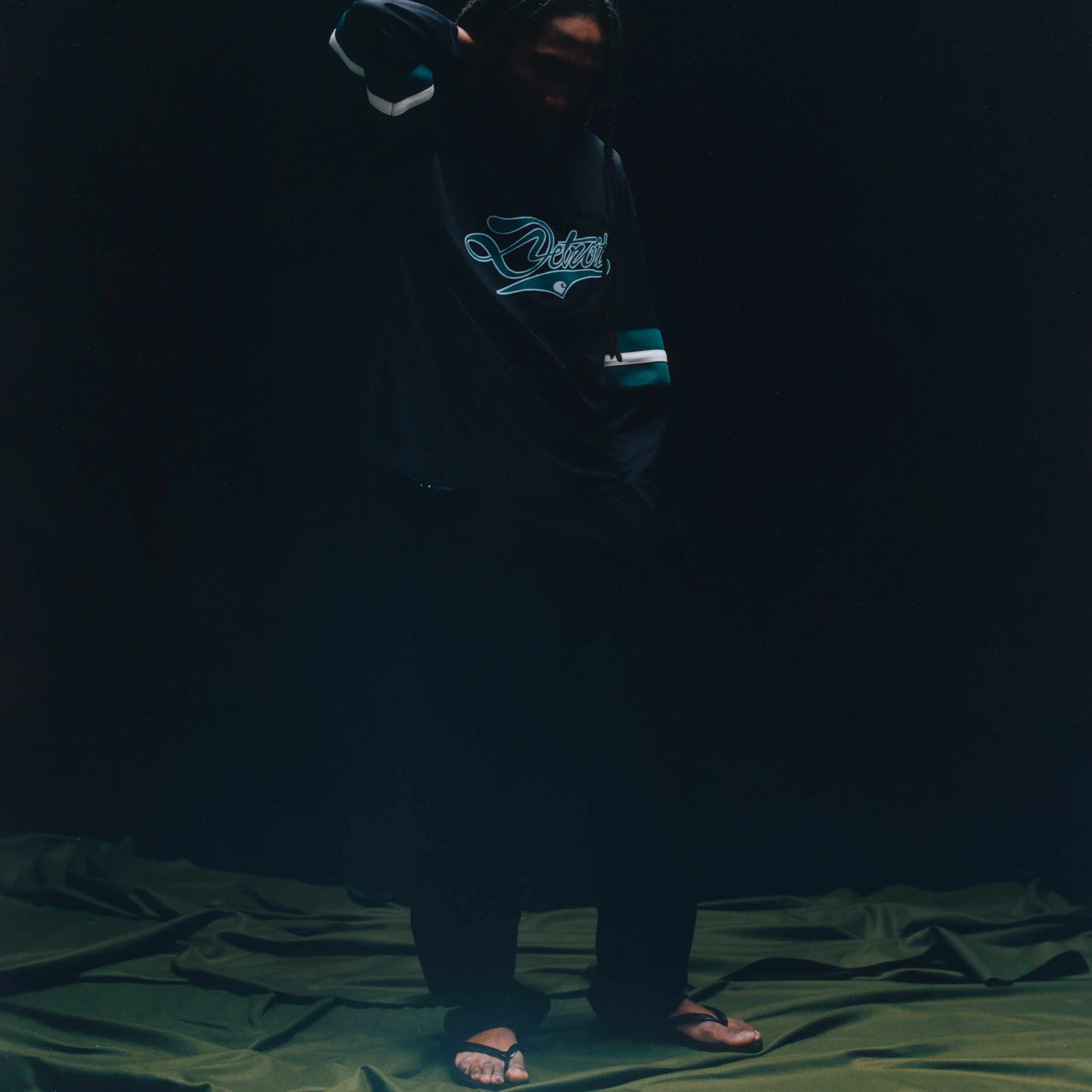 Long Sleeve Detroit Mesh T-Shirt