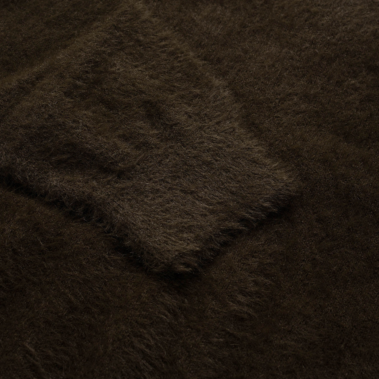 SCT-Logo Shaggy Knit Polo | TN243KKNPK08-OLV